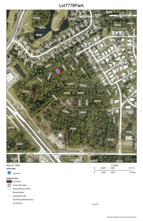Lots 77 & 78 PARK FOREST BLVD — home for sale