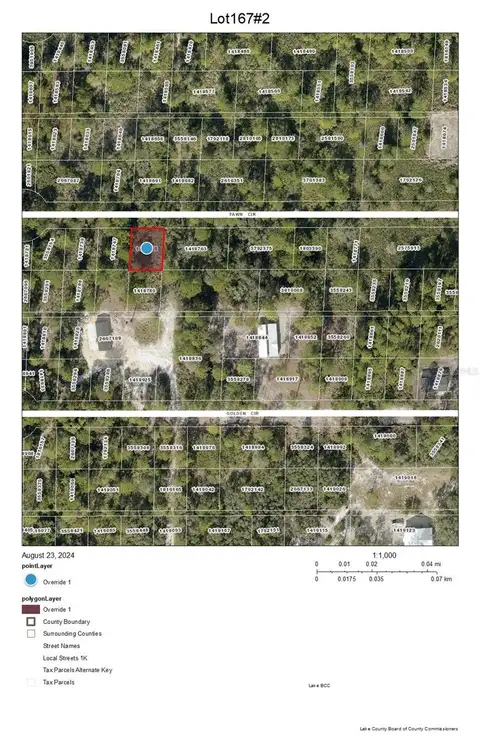 Lot 167 PARK FOREST BLVD — home for sale